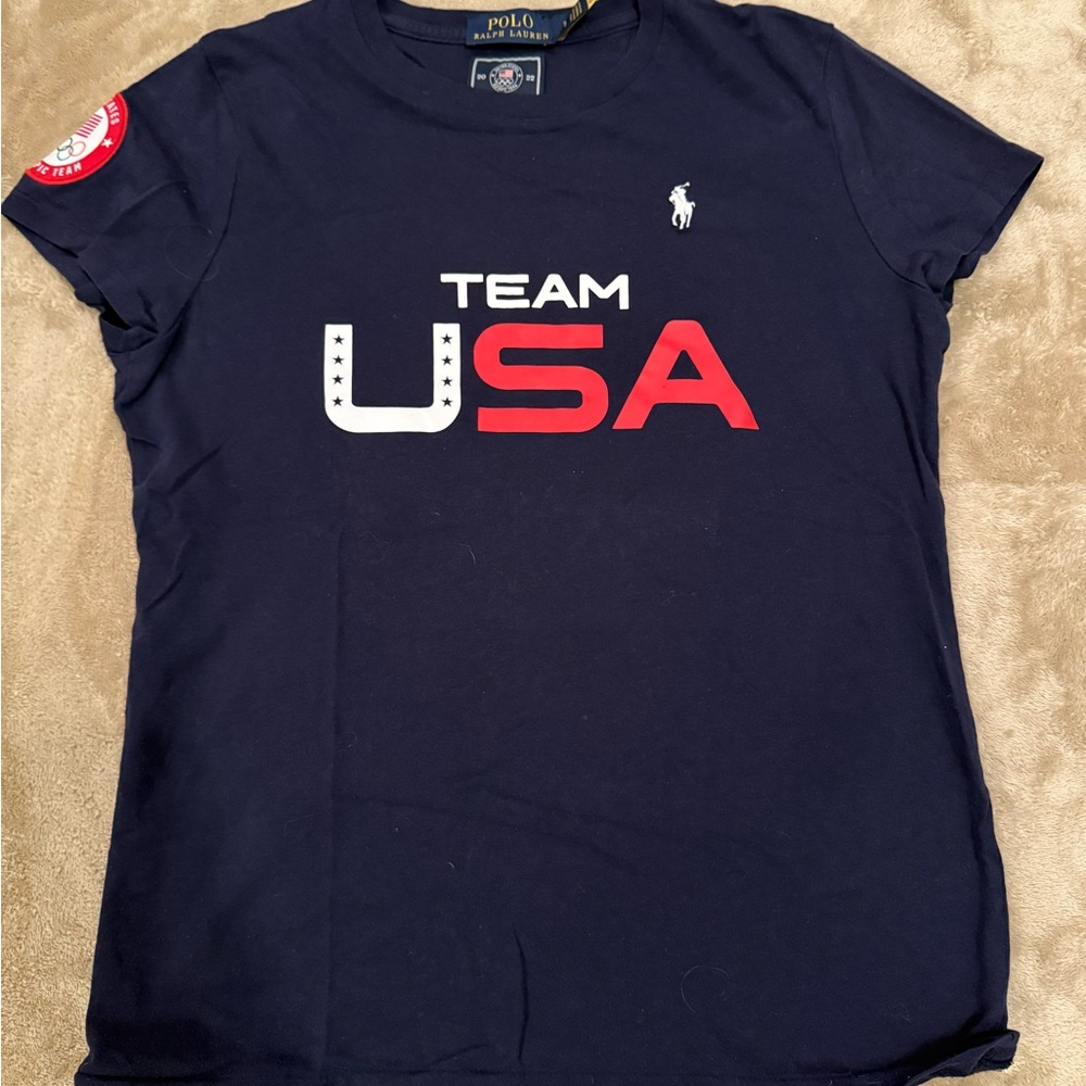 Ralph Lauren Team USA Navy T-Shirt